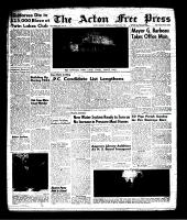 Acton Free Press (Acton, ON), January 10, 1963