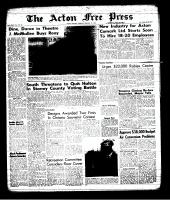 Acton Free Press (Acton, ON), February 21, 1963