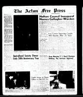 Acton Free Press (Acton, ON), January 16, 1964