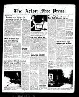 Acton Free Press (Acton, ON), October 27, 1966