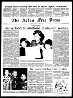 Acton Free Press (Acton, ON), January 26, 1972