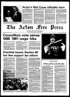 Acton Free Press (Acton, ON), January 28, 1981