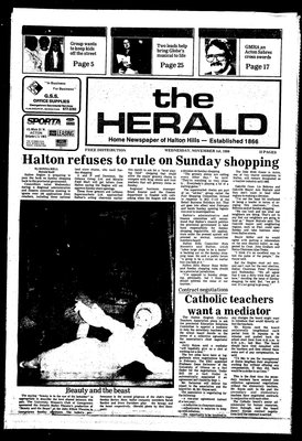 Georgetown Herald (Georgetown, ON), November 1, 1989