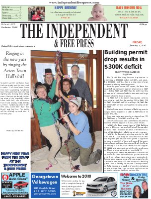 Independent & Free Press (Georgetown, ON), 1 Jan 2010