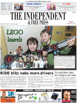 Independent & Free Press (Georgetown, ON), 8 Jan 2010