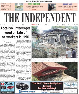 Independent & Free Press (Georgetown, ON), 19 Jan 2010