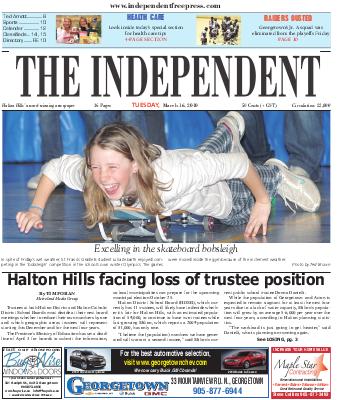 Independent & Free Press (Georgetown, ON), 16 Mar 2010