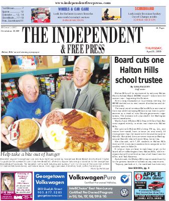 Independent & Free Press (Georgetown, ON), 8 Apr 2010