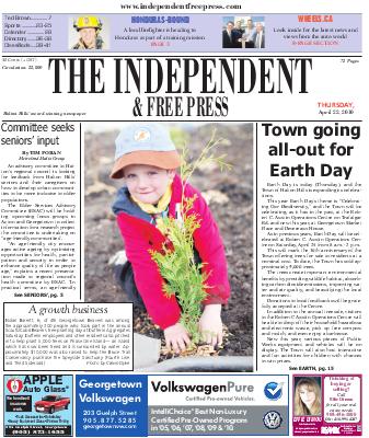 Independent & Free Press (Georgetown, ON), 22 Apr 2010