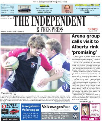 Independent & Free Press (Georgetown, ON), 6 May 2010