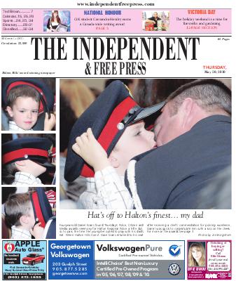 Independent & Free Press (Georgetown, ON), 20 May 2010