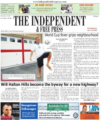 Independent & Free Press (Georgetown, ON), 10 Jun 2010