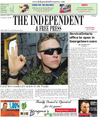 Independent & Free Press (Georgetown, ON), 8 Jul 2010