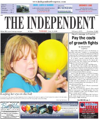 Independent & Free Press (Georgetown, ON), 13 Jul 2010