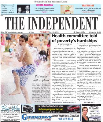 Independent & Free Press (Georgetown, ON), 20 Jul 2010