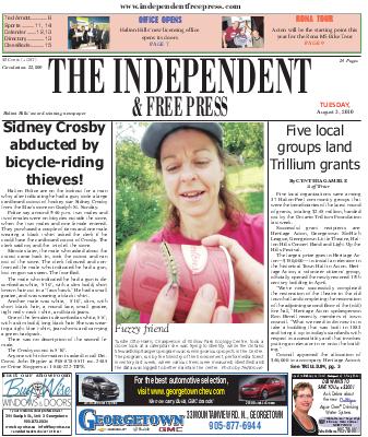 Independent & Free Press (Georgetown, ON), 3 Aug 2010