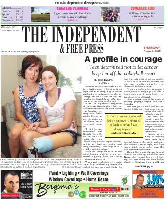 Independent & Free Press (Georgetown, ON), 5 Aug 2010