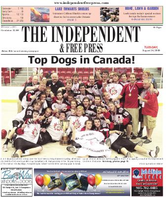 Independent & Free Press (Georgetown, ON), 24 Aug 2010