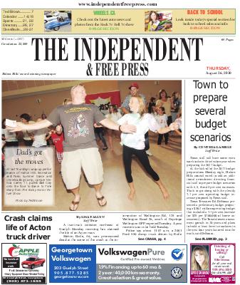 Independent & Free Press (Georgetown, ON), 26 Aug 2010