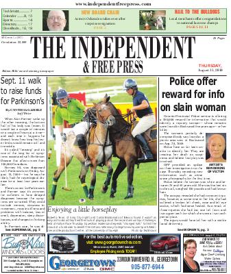 Independent & Free Press (Georgetown, ON), 31 Aug 2010