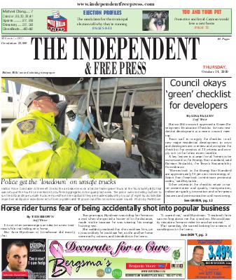 Independent & Free Press (Georgetown, ON), 14 Oct 2010