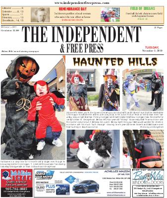 Independent & Free Press (Georgetown, ON), 2 Nov 2010