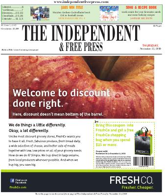 Independent & Free Press (Georgetown, ON), 25 Nov 2010