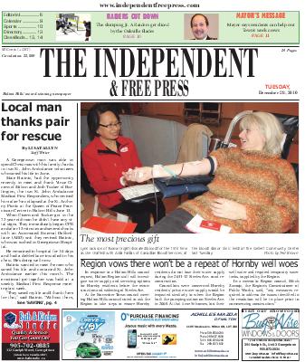 Independent & Free Press (Georgetown, ON), 28 Dec 2010