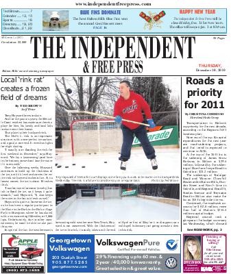 Independent & Free Press (Georgetown, ON), 30 Dec 2010