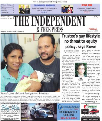 Independent & Free Press (Georgetown, ON), 4 Jan 2011