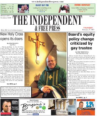 Independent & Free Press (Georgetown, ON), 17 Feb 2011