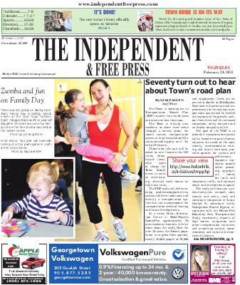 Independent & Free Press (Georgetown, ON), 24 Feb 2011