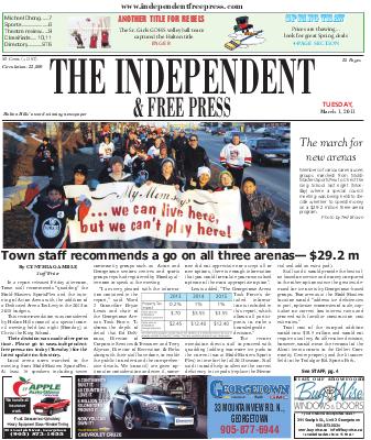 Independent & Free Press (Georgetown, ON), 1 Mar 2011