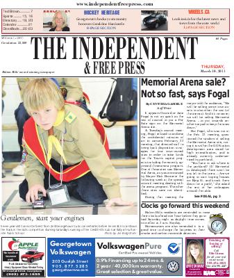 Independent & Free Press (Georgetown, ON), 10 Mar 2011