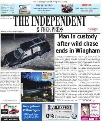 Independent & Free Press (Georgetown, ON), 7 Apr 2011