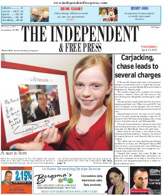 Independent & Free Press (Georgetown, ON), 14 Apr 2011