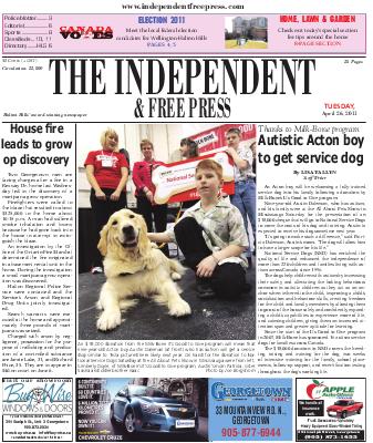 Independent & Free Press (Georgetown, ON), 26 Apr 2011