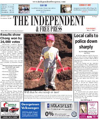 Independent & Free Press (Georgetown, ON), 5 May 2011