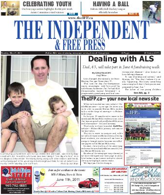 Independent & Free Press (Georgetown, ON), 17 May 2011