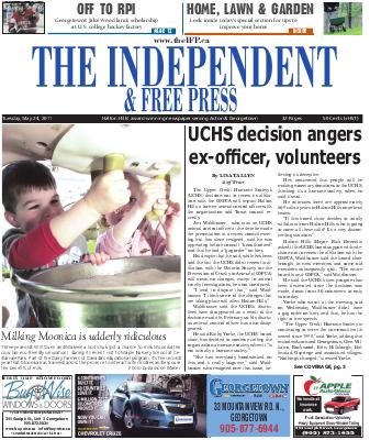 Independent & Free Press (Georgetown, ON), 24 May 2011