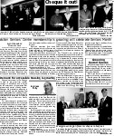 Masonic Lodge's Senior Warden Brother Tom Allen presents cheque to St. John's Ambulance members.2 Jun 2011, p. 35