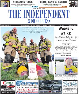 Independent & Free Press (Georgetown, ON), 7 Jun 2011