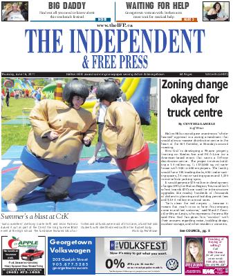 Independent & Free Press (Georgetown, ON), 16 Jun 2011