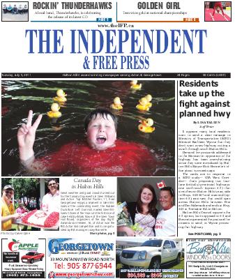 Independent & Free Press (Georgetown, ON), 5 Jul 2011