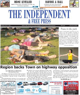 Independent & Free Press (Georgetown, ON), 12 Jul 2011