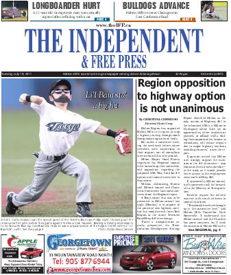 Independent & Free Press (Georgetown, ON), 19 Jul 2011