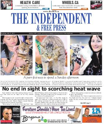 Independent & Free Press (Georgetown, ON), 21 Jul 2011