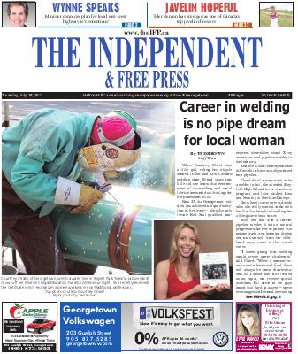 Independent & Free Press (Georgetown, ON), 28 Jul 2011