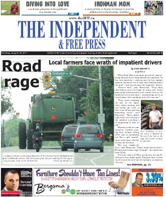 Independent & Free Press (Georgetown, ON), 18 Aug 2011