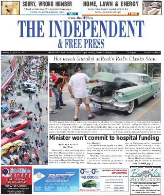 Independent & Free Press (Georgetown, ON), 23 Aug 2011